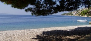 Chorvatsko - pláž Ruskamen