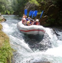 Rafting po řece Cetině (Chorvatsko)