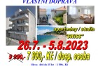 26.7. – 5.8.2023 Prodloužený pobyt Chorvatsko – Podgora