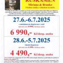 LAST MINUTE – CHORVATSKO – RUSKAMEN V TERMÍNU 27.6. – 6.7.2025