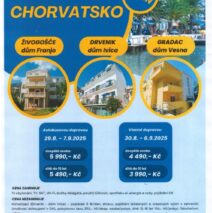 Chorvatsko – Živogošče – dům Franjo, Drvenik – dům Ivica a Gradac – dům Vesna v termínu 29.8. – 7.9.2025