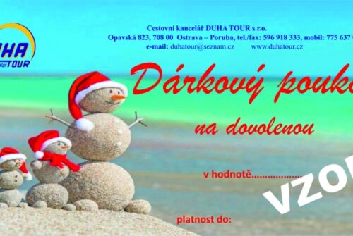 Dárkové poukazy 2025
