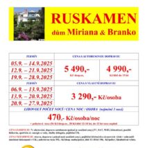 Chorvatsko – Ruskamen – září 2025