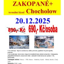 Last minute – jednodenní Adventní zájezd Polsko Zakopané + termály Chocholow  20.12.2025