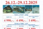 Adventní zájezd na termální lázně Slovensko – Oravice a Polsko – Chocholow v termínu 26.12. – 29.12.2025