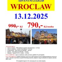 LAST MINUTE – Adventní WROCLAW  13.12.2025